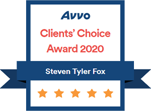 Avvo Clients' Choice Award 2020 — Steven Tyler Fox
